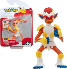 Pokemon Pokemon Figur Infernape Panferno - 11 Cm figurer - New Wave 2024 - Officielt Pokémon legetøj