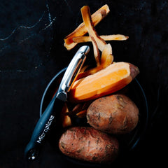 Naty Shop Microplane professionel dobbeltbladet rustfrit stål Ambidextrous skræller