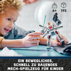 LEGO Star Wars Luke Skywalkers X-Wing Mech, samlelegetøjsklodser, actioneventyr, gaveidé til kreative drenge og piger i alderen 6+ 75390 Byggesæt Besuche den LEGO-Store