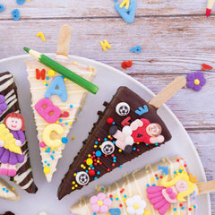 Günthart Backdecor 12 Sugar fodboldspillere og fodbolde, 21 gram Naty Shop