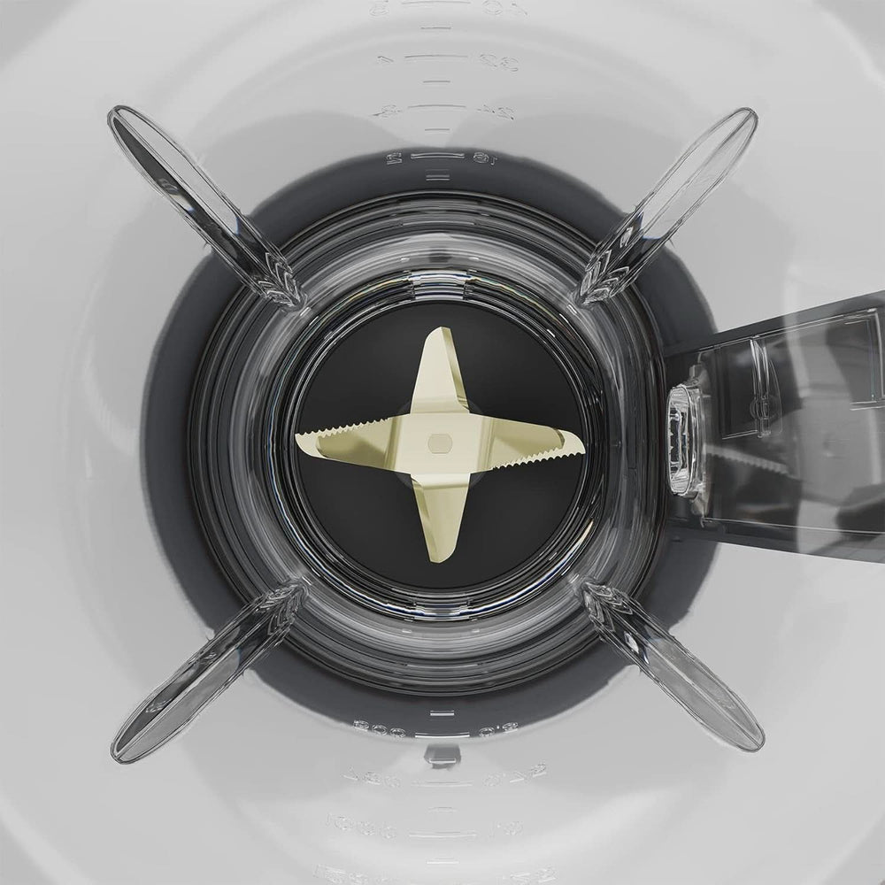 Grundig Delisia Novus SM 7140 Professionel Standmixer, 1,5 liter, 800 Watt, 6-Fach Edelstahlmesser Mit Zirkonium-Beschichtung, 5 Geschwindigkeitsstufen + Pulse-Funktion, Dark Inox/Edelstahl Kitchen Naty Shop