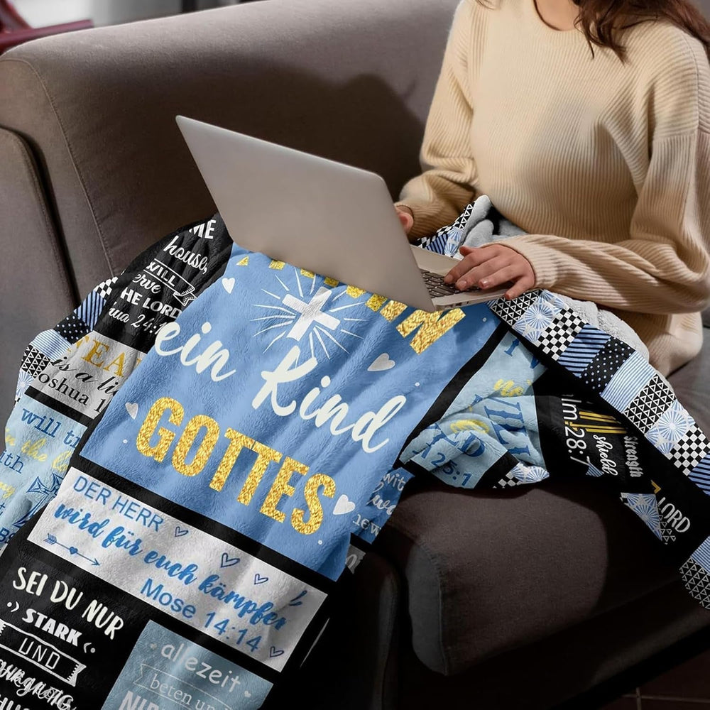 ZQYMM Cadouri creștine pentru femei bărbați, cadouri de botez / confirmare pentru fete / băieți, inspiraționale / religioase, cadouri spirituale catolice, cadouri de ziua de naștere pentru creștini Paturi si Cuverturi ZQYMM