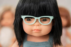 Miniland Dolls Briller til 38cm Puppen, turkis