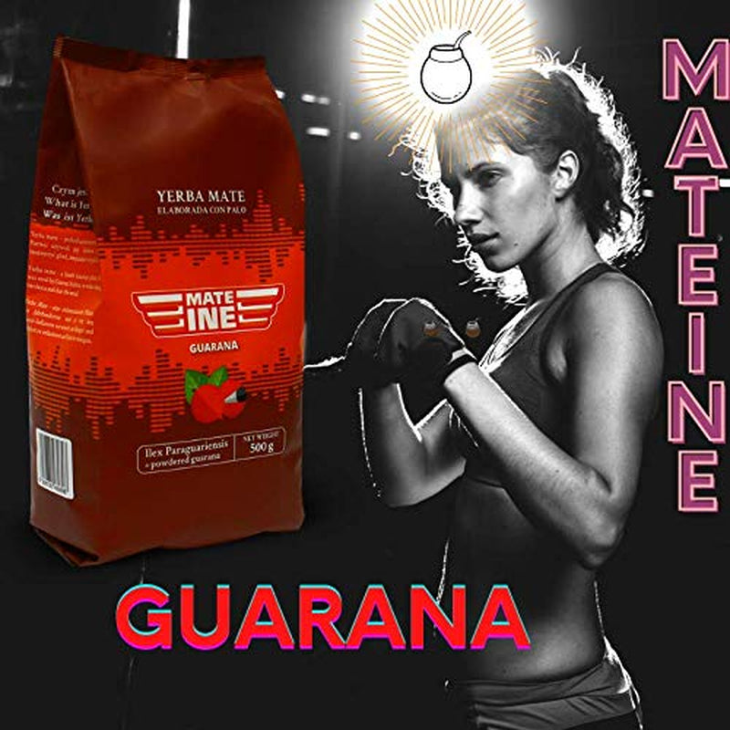 Ceai Mate Yerba Mate cu guarana, neutru, 500 g