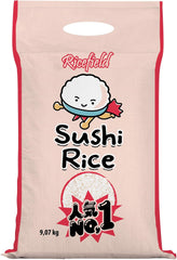 RICEFIELD Ris til Sushi, Rundkorn, Japonica - 1 x 9,07 kg