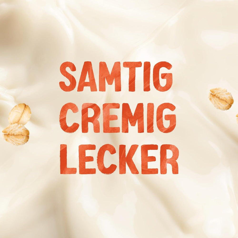 Alpro Haferdrink ohne Zucker – Milchalternative auf Haferbasis – Vegan og lactosefrei – Rich an Ballaststoffen, Calcium og Vitaminen – 8 x 1 L