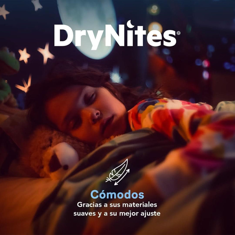 Dry Nites pyjamasbukser til piger 3-5 år, 1 pakke (16 stk) Naty Shop