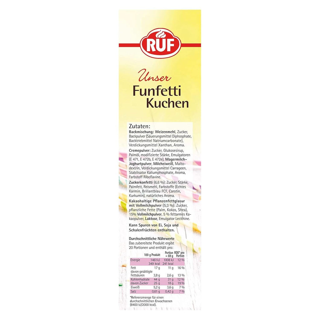 RUF Amestec pentru prăjituri, diverse culori Glazuri si Decor Naty Shop