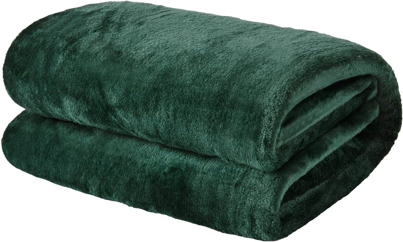 Brentford's Ultra Soft Fleece Sengetæppe, Sølvgrå, Stor dobbeltseng - 150 X 200 cm Senge og tæpper Beuche den Brentfords-Store Emerald Green 120 X 150 Cm