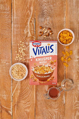 Dr. Oetker Vitalis Crunchy Flakes: Crunchy müsli med cornflakes og mandelstykker, pakke med 5 (5 x 600g)