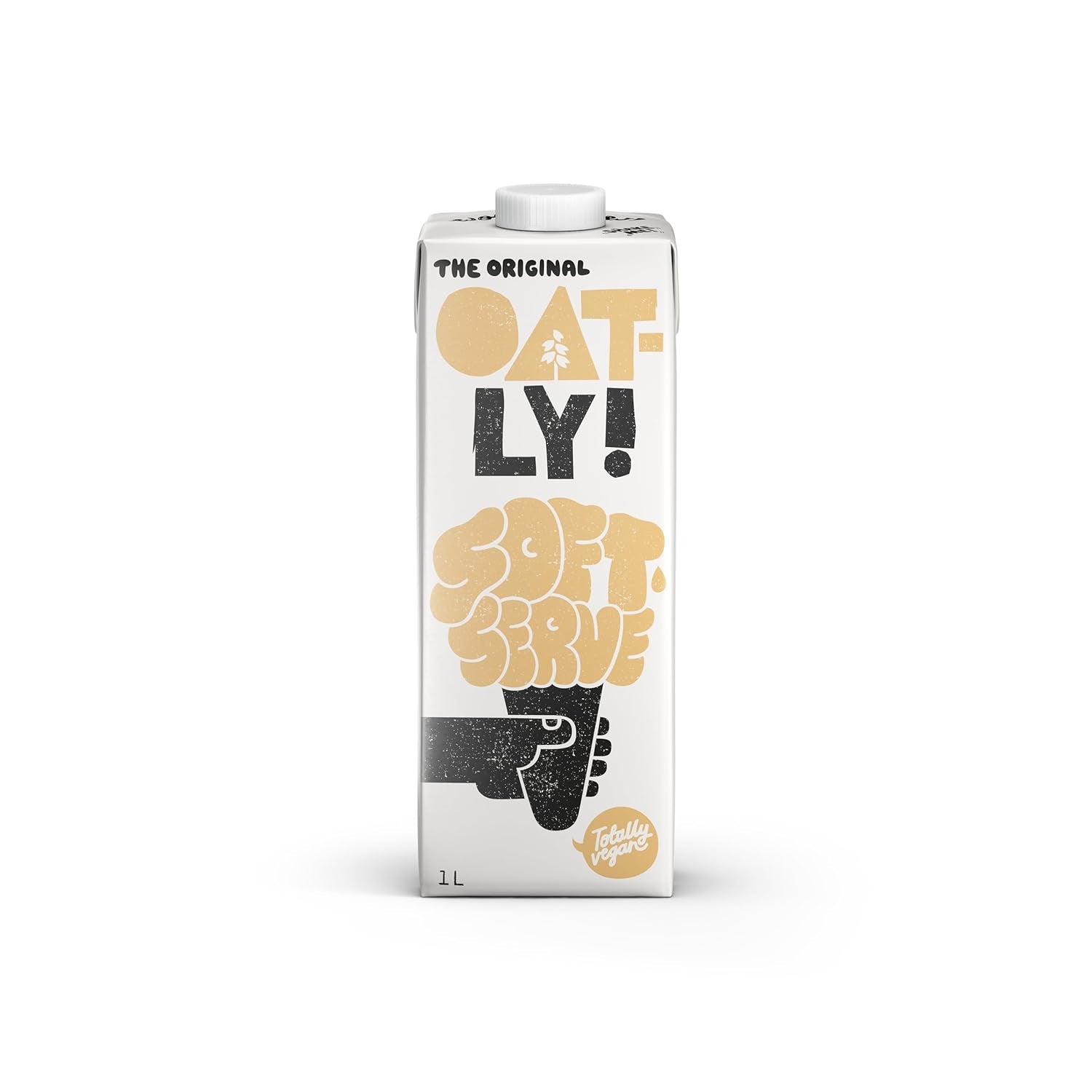Oatly Soft Serve Mix til fremstilling af softice på plantebaseret basis i ismaskinen 1L, (6er-Pack)