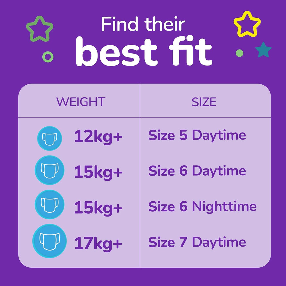 Huggies Pull-Ups Unisex-dagsbleer, str. 6, 20 Bukser