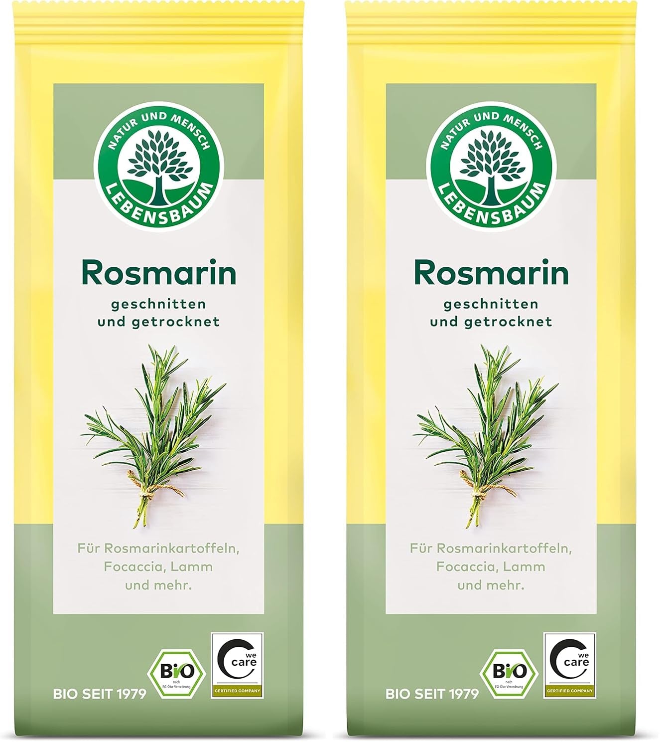 Lebensbaum Liebstöckel geschnitten, Bio-Gewürz mit würzigem Geschmack, Maggi-Kraut für Suppen, Marinaden, Fleisch- og Fisch-Gerichte, vegansk, 15g