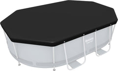 Bestway PVC presenning 305 x 184 cm, sort, oval