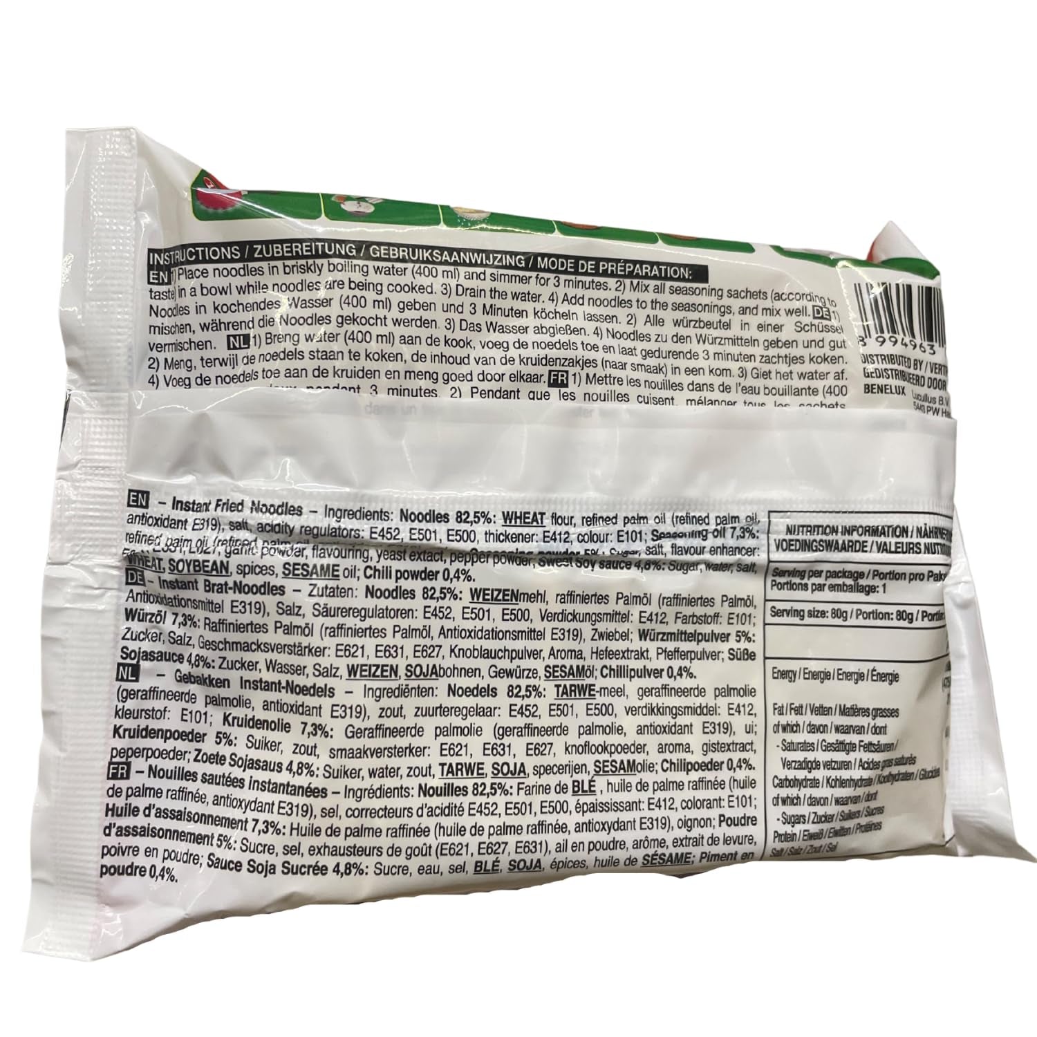 INDOMIE - Instant Mi Goreng Nudler - Multipak (40 x 80 g)