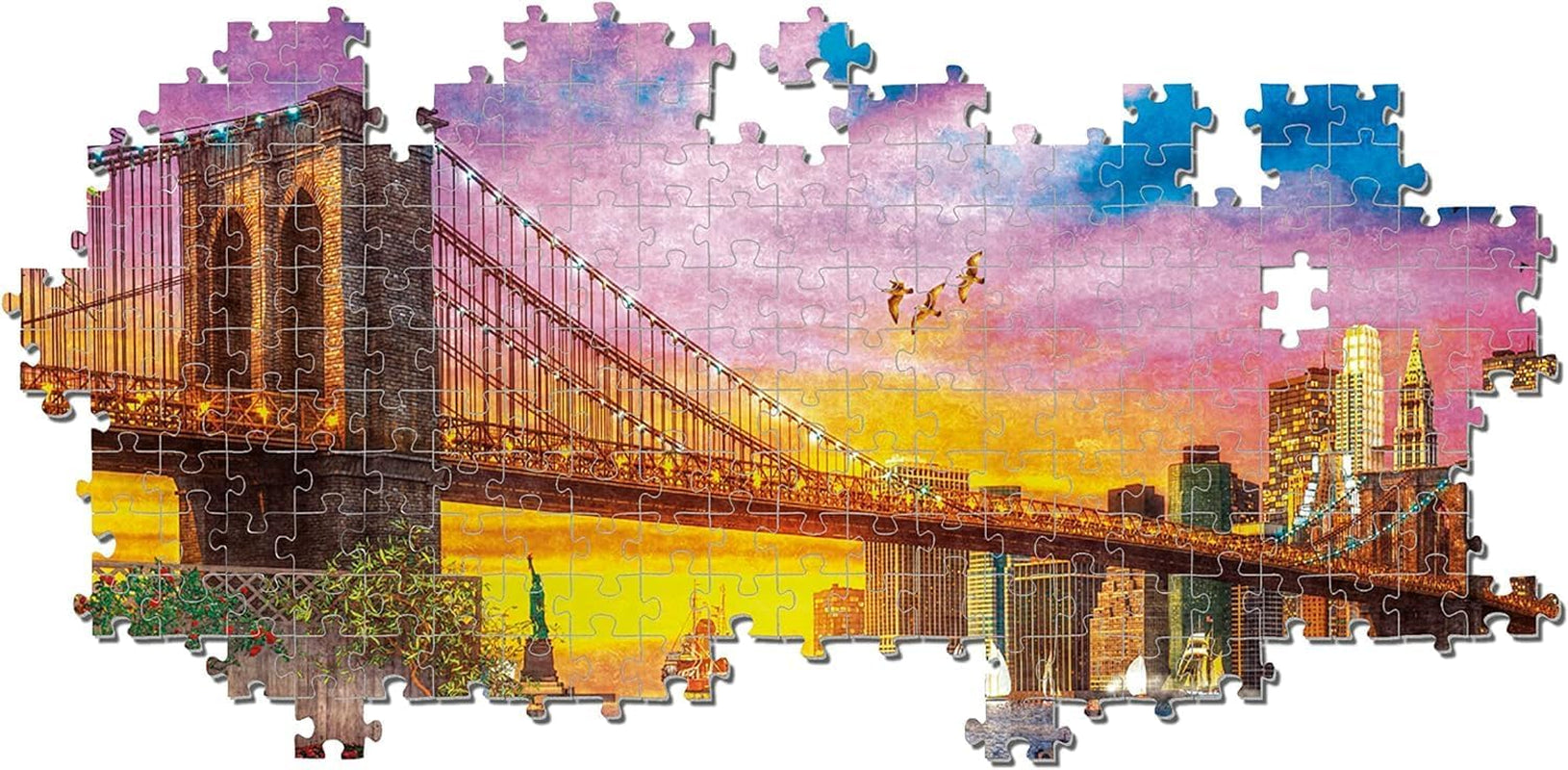 Clementoni - 33552 Collection - Manhattan Balcony Sunset, Puzzle 3000 piese pentru adulți și copii 10 ani, joc de îndemânare pentru întreaga familie Puzzle Naty Shop