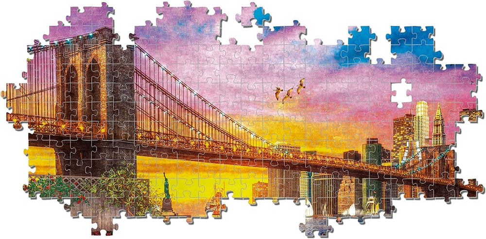 Clementoni - 33552 Collection - Manhattan Balcony Sunset, Puzzle 3000 piese pentru adulți și copii 10 ani, joc de îndemânare pentru întreaga familie Puzzle Naty Shop
