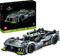 LEGO 42156 Technic Peugeot 9X8 24H Le Mans Hybrid Hypercar Legendarisk racerbil Voksenmodelsæt 1:10 Motorsportsbil Samlerobjekt til avancerede spillere Byggesæt Besuche den LEGO-Store Single