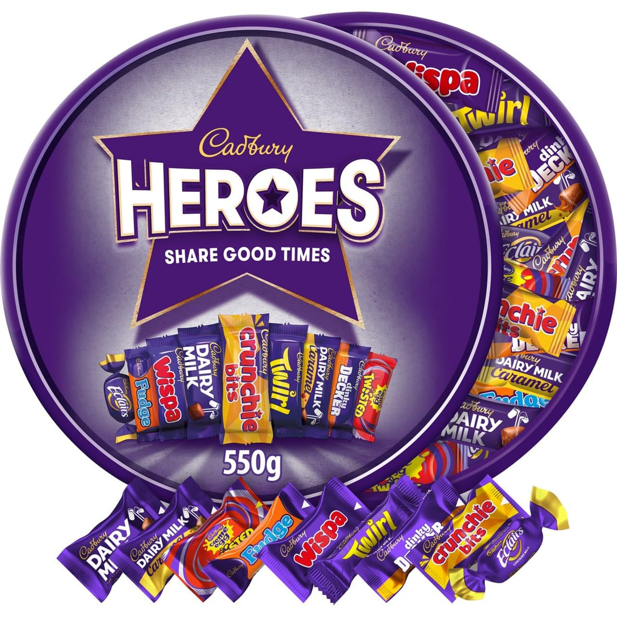 Chokoladeæske Heroes 550g