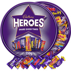 Chokoladeæske Heroes 550g