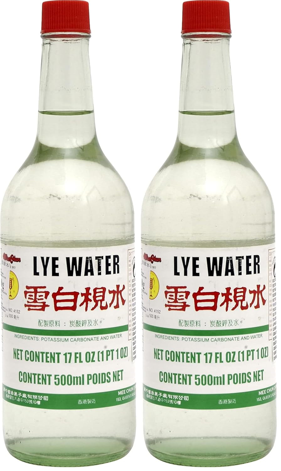 - Kaliumcarbonatopløsning (1 x 500 ml)