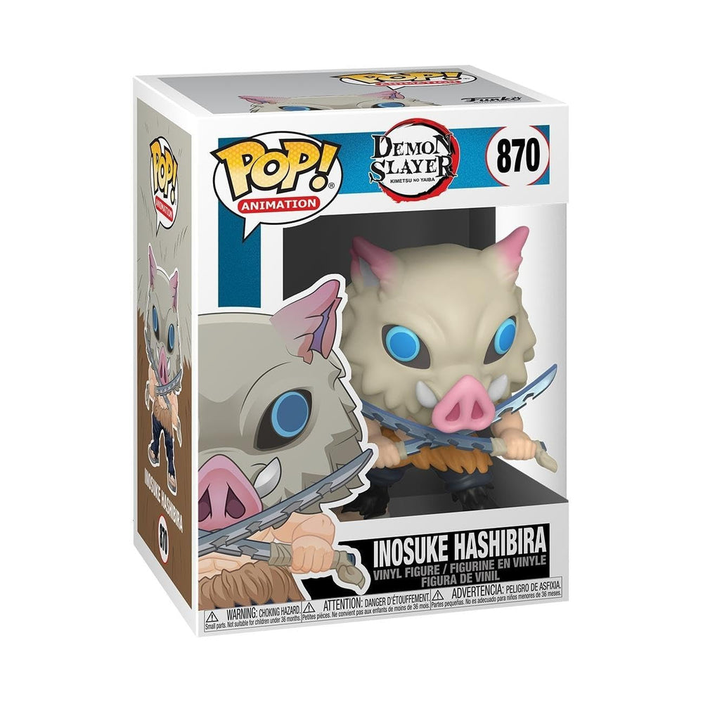 Funko pop! Animation: Demon Slayer - Inosuke Hashibira - Vinyl samlerfigur - Gaveidé - Officiel merchandise - Legetøj til børn og voksne - Anime fans - Modelfigur for samlere Actionfigurer Naty Shop Standardtitel