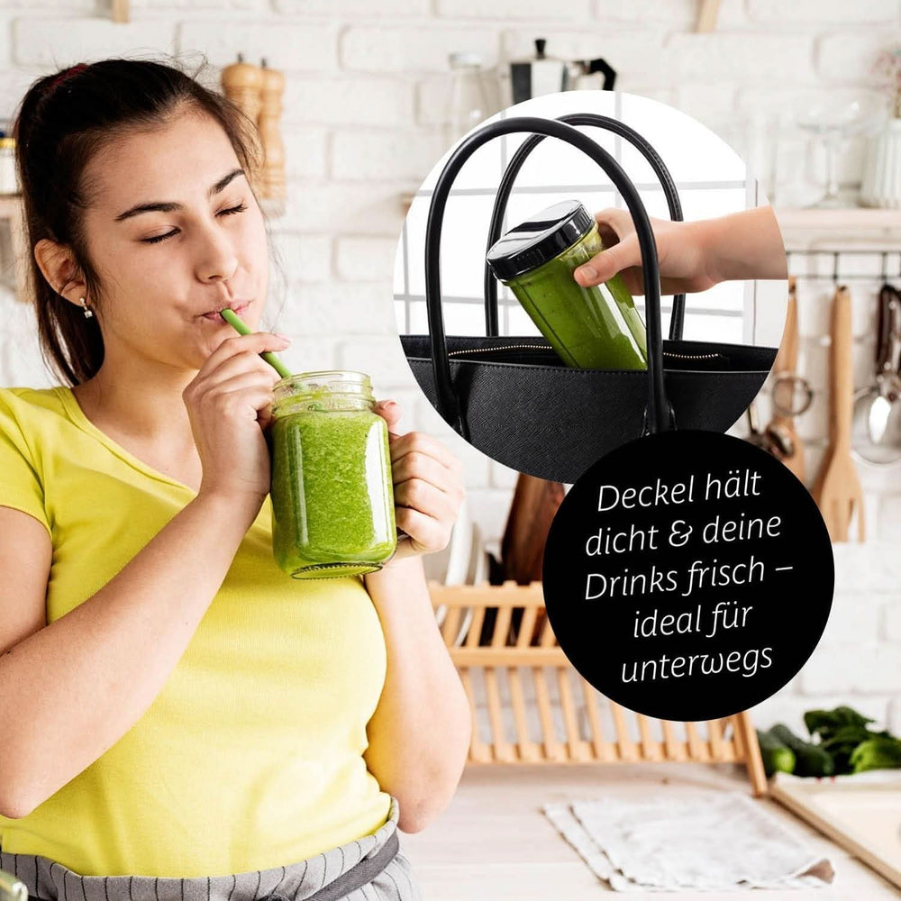 Gourmetmaxx Mr Magic Blender, Smoothie Maker med Xxl Naty Shop tilbehørspakke