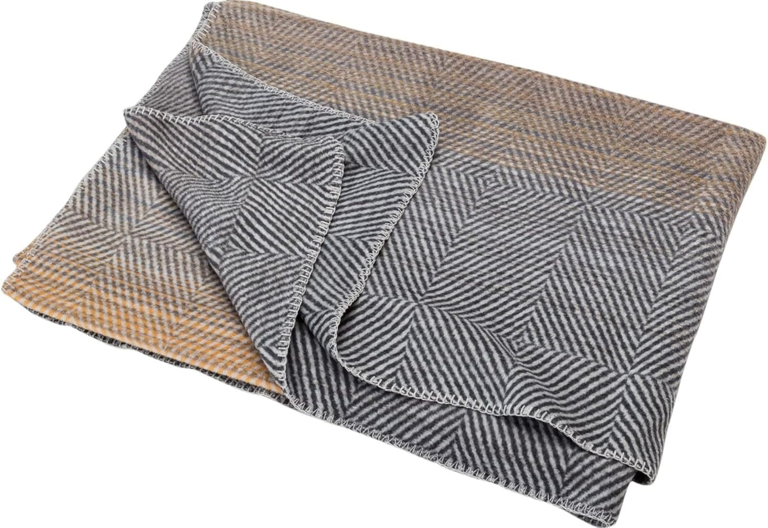 David Fussenegger Bomuldstæppe 150X200 cm Tæppe med farvegradientmønster Fluffy senge og tæpper David Fussenegger