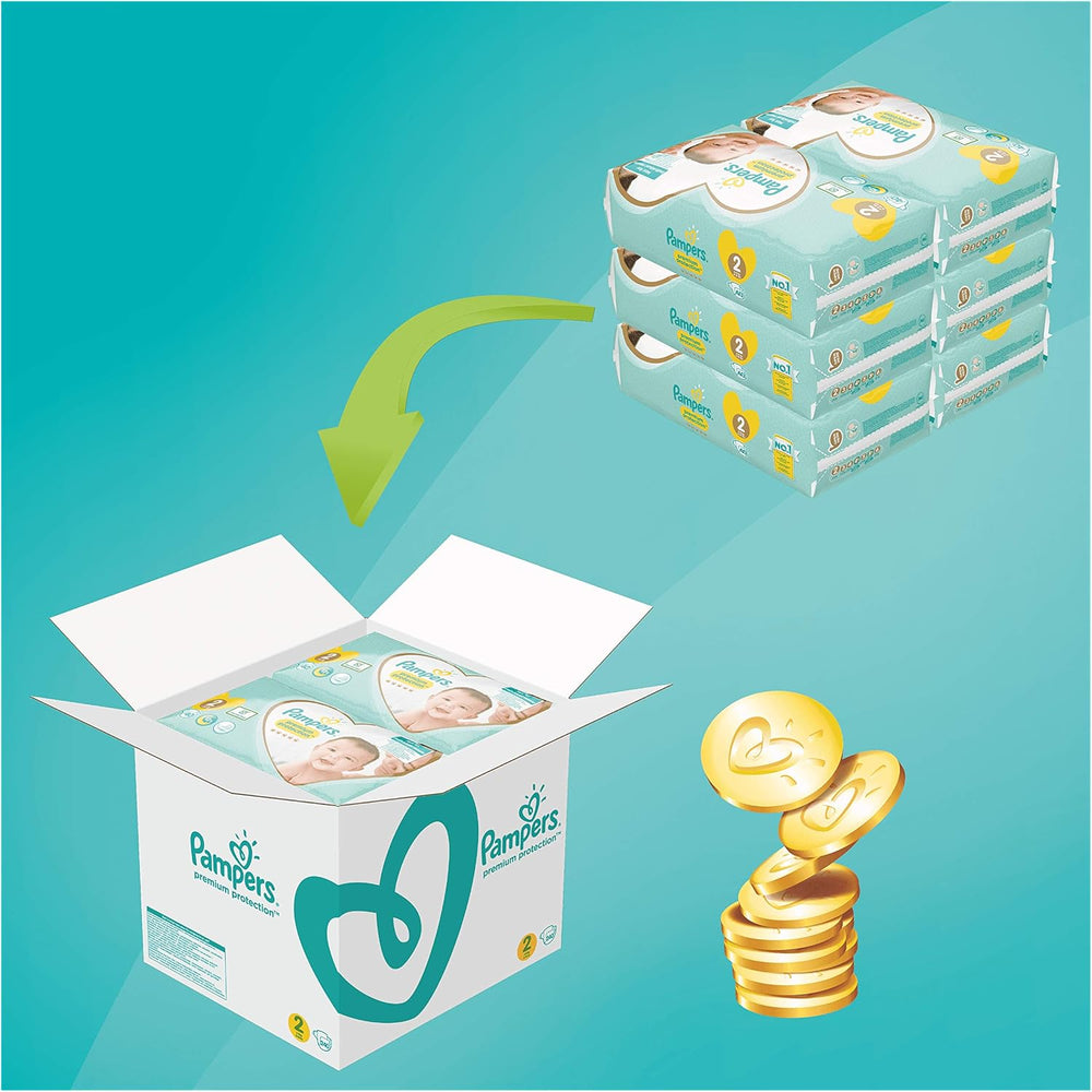 Pampers Premium Protection Pounds, størrelse: 0