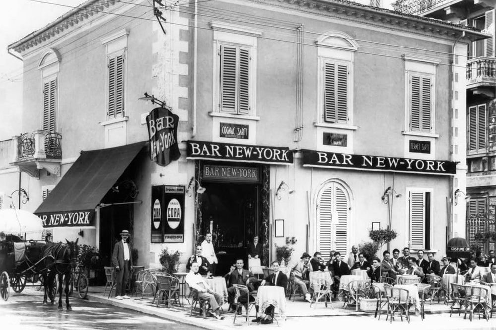 New York Coffee - EXTRA P - Boabe de cafea, gust puternic și hotărât, boabe Arabica și Robusta, pentru măcinare, espresso italian, amestec de bar - calitate superioară din 1930 - 1 kg, boabe