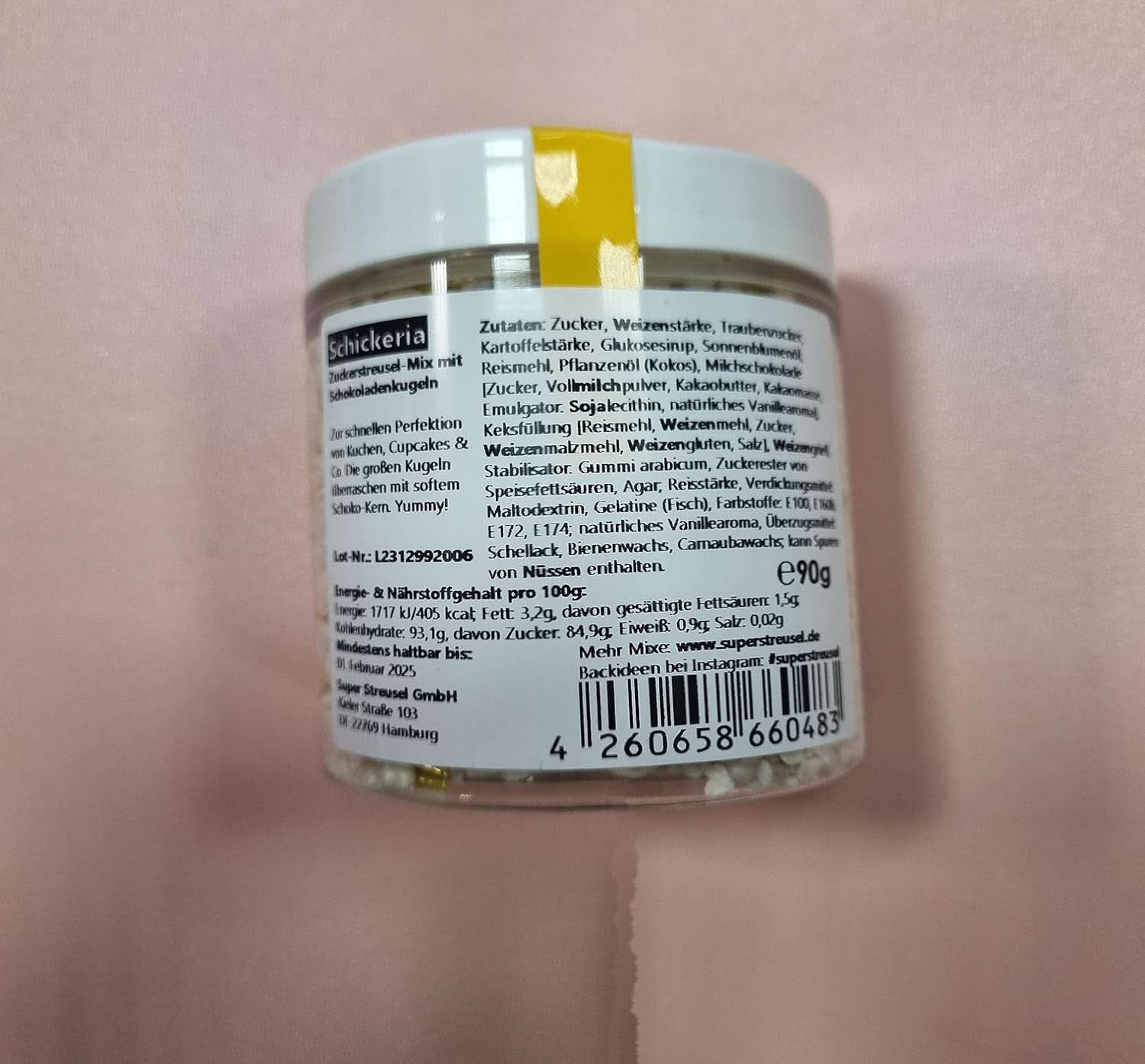 Super Streusel, Elegant Kjole, 90 gram Naty Shop