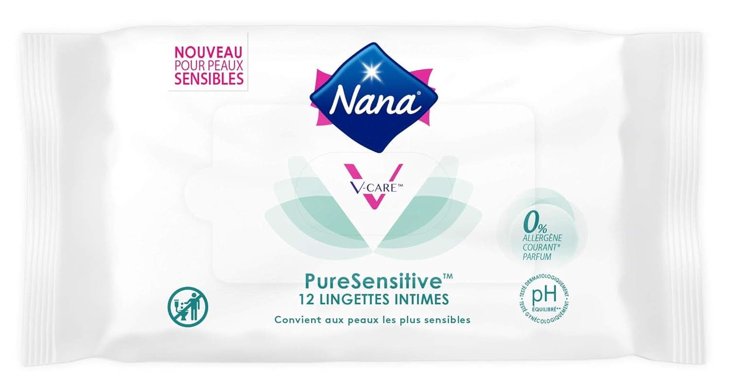 Rene følsomme rengøringsservietter, hypoallergeniske, 0% allergen*, parfume, 12 servietter Baby Wet Wipes Naty Shop