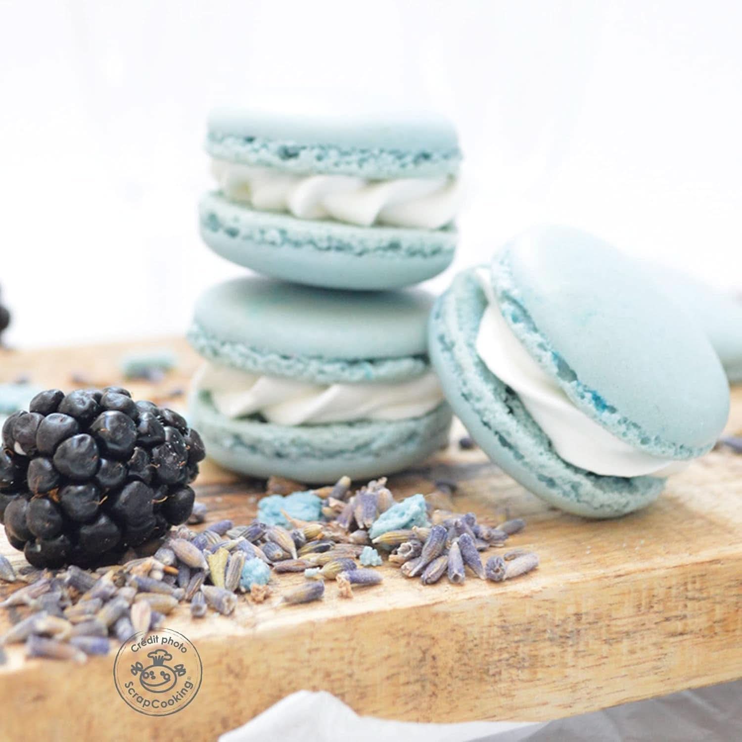 Scrapcooking, pulvermadfarve, pastelblå, 5 gram Naty Shop