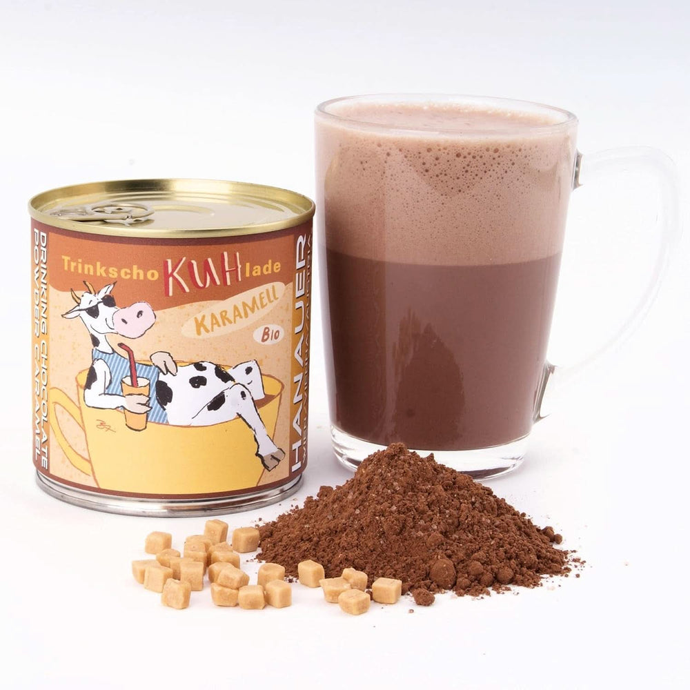 Drikkechokolade, økologisk - æske 250 gram Kakao og varm chokolade Naty Shop Caramel