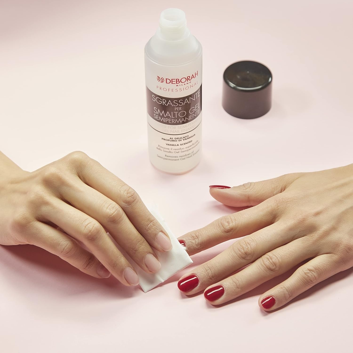 Milano Professional semi-permanent neglelak, nr. 21 Bourgogne, volumengivende effekt, langtidsholdbar, til intense og blanke negle, 4,5 ml