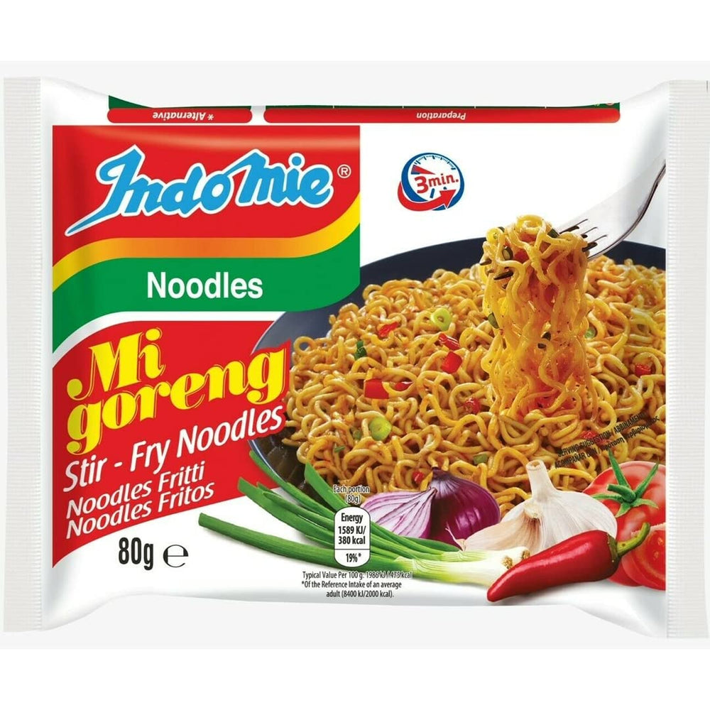 INDOMIE - Instant Mi Goreng Nudler - Multipak (40 x 80 g)