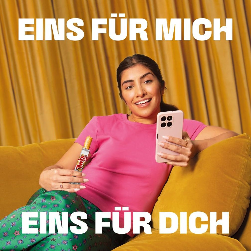 Twix hvide chokoladebarer; karamel, kiks, hvid chokolade; flere pakker chokolade; 5 barer (5 x 46 g)