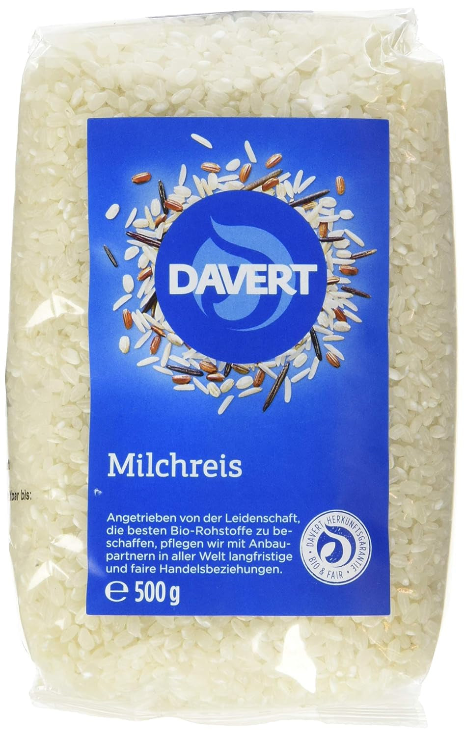 Davert risengrød (1 x 500 g) - Bio
