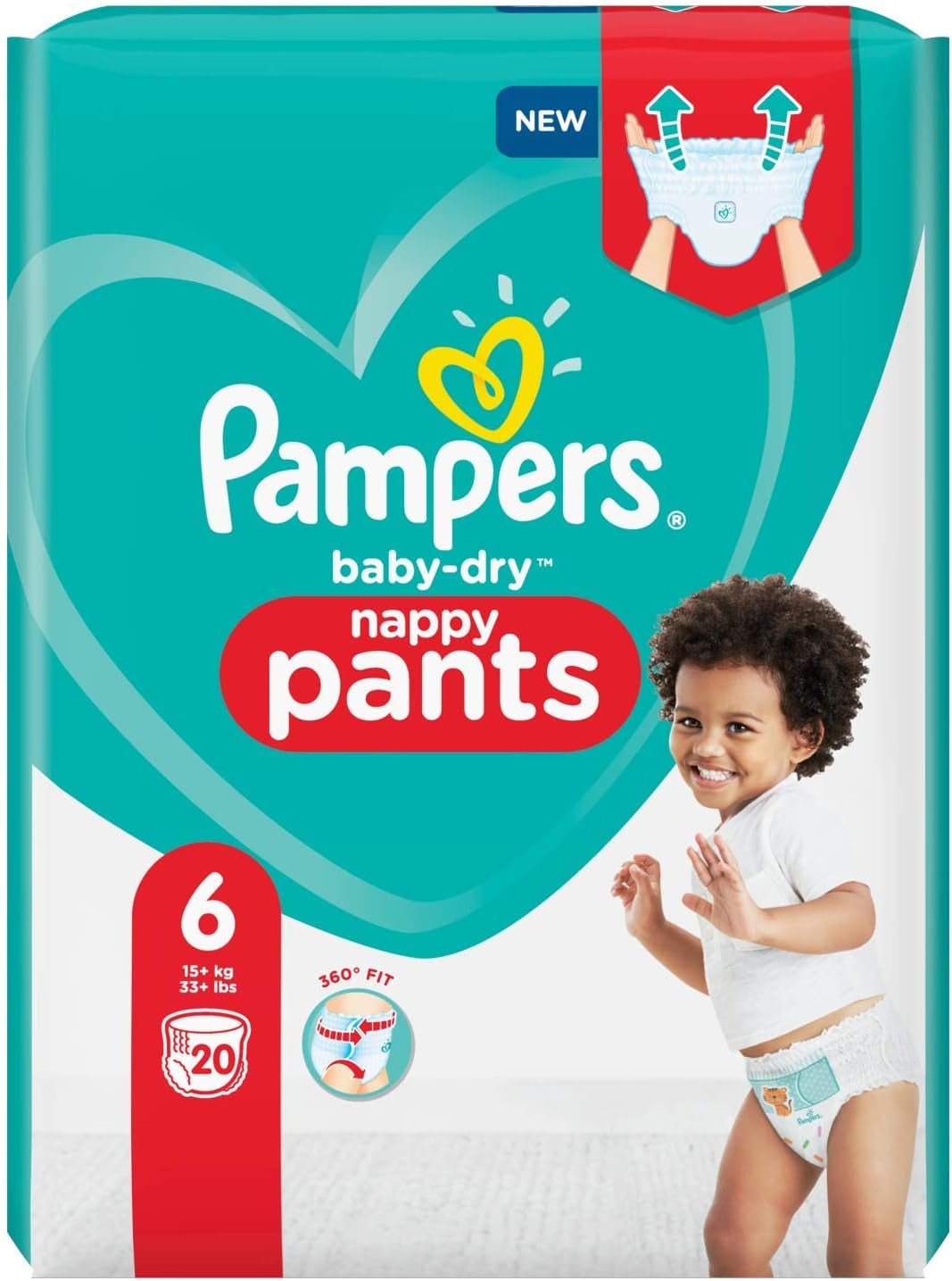 Bleer Pampers 81657566 Baby-Dry Bukser, hvide