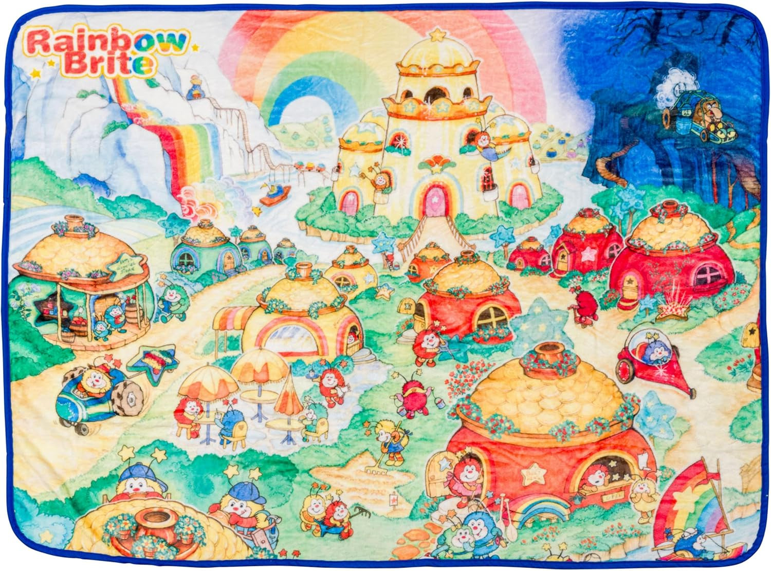 Silver Buffalo Garfield hængende tæppe, fleece, 114,3 X 152,4 cm Senge og tæpper Silver Buffalo Rainbow Brite Rainbowland