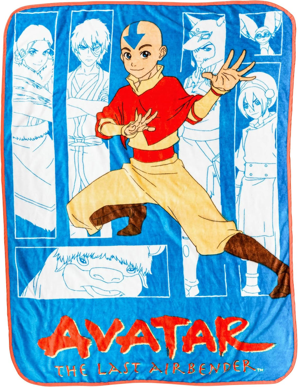 Silver Buffalo Garfield hængende tæppe, fleece, 114,3 X 152,4 cm Senge og tæpper Silver Buffalo Avatar The Last Airbender