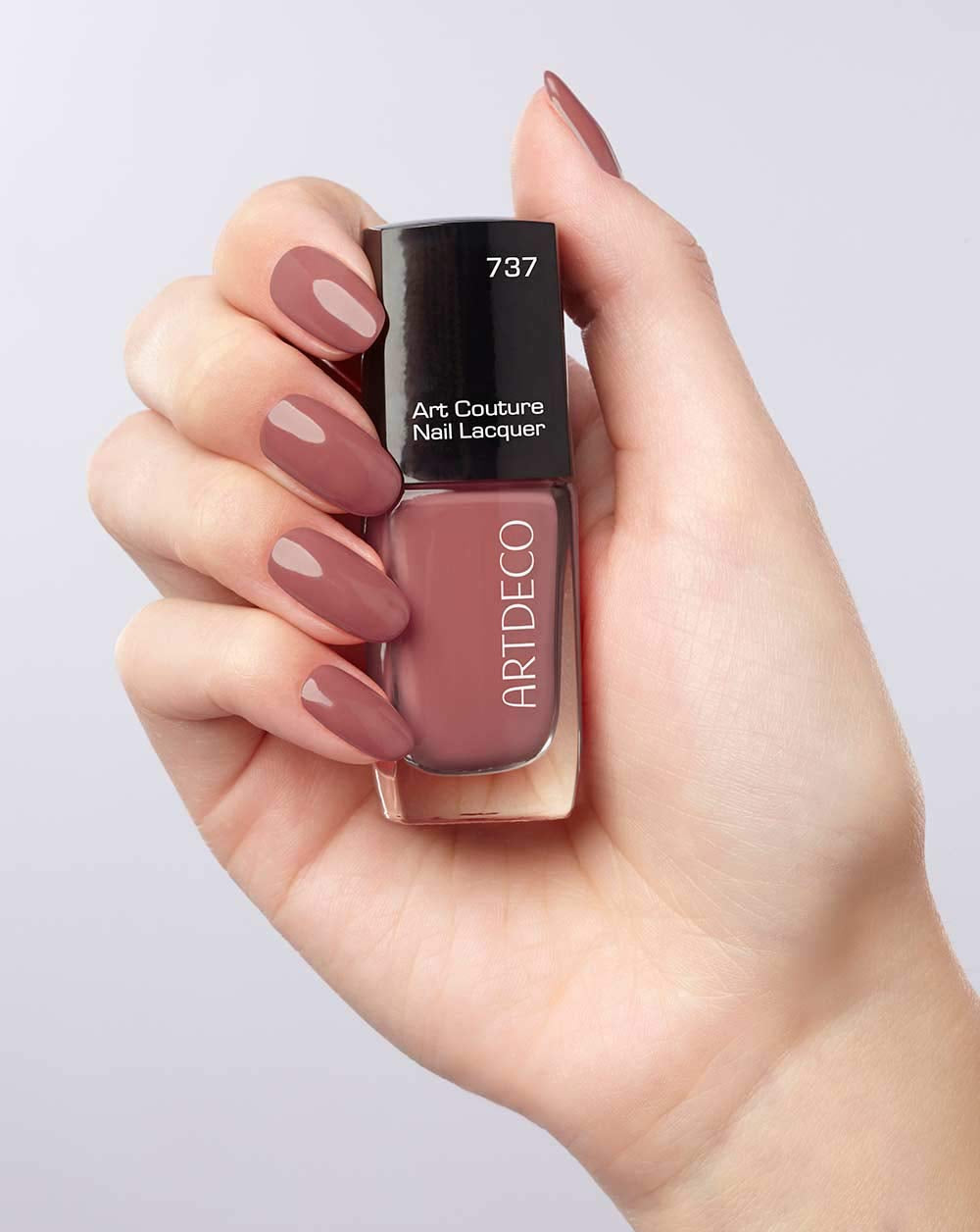 ARTDECO Art Couture Neglelak - Langtidsholdbar, hurtigtørrende brun neglelak - 1 x 10ml
