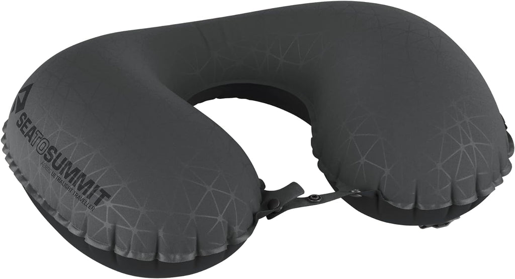 Sea to Summit - Aeros Premium Lumbar Cushion - Pernă de susținere gonflabilă - Ajutor pentru partea inferioară a spatelui - 50D Polyester Fabric - Geantă de călătorie compactă - Lucru, călătorie și călătorii cu mașina - Gri - 70G Perne lombare Naty Shop Gri
