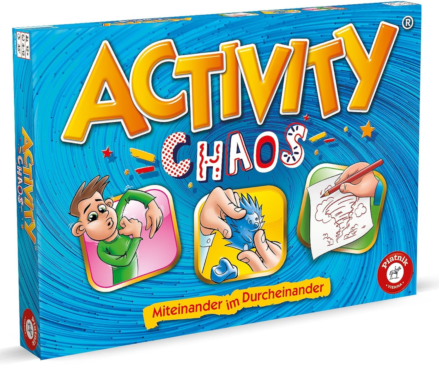 Piatnik 6028 - Joc original cu activități | Joc clasic pentru petreceri și seri de jocuri | Sunt necesare pantomimă, desen și explicații | 2.640 de termeni noi | Maxim 16 jucători posibili