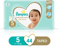 Pampers Premium Care bleer, str. 5, 11-18 kg, 1 pakke (1 x 44 stk.)