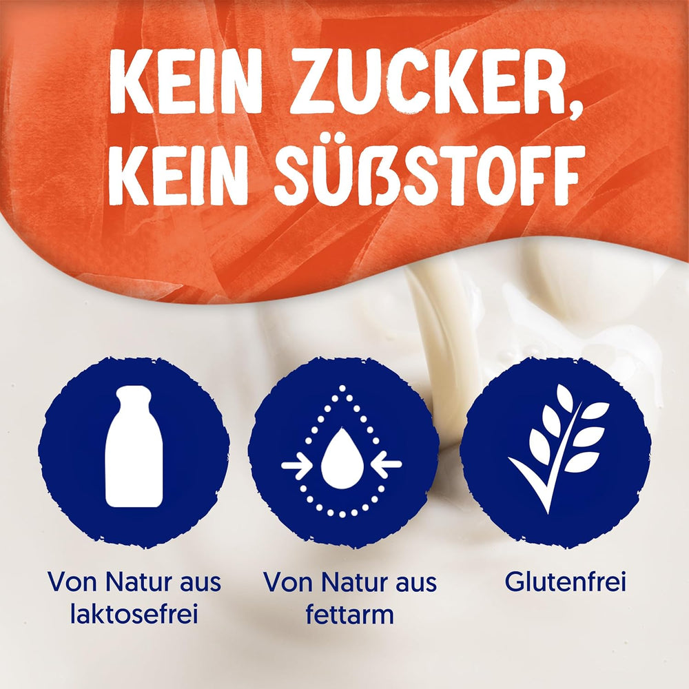 Alpro Haferdrink ohne Zucker – Milchalternative auf Haferbasis – Vegan og lactosefrei – Rich an Ballaststoffen, Calcium og Vitaminen – 8 x 1 L