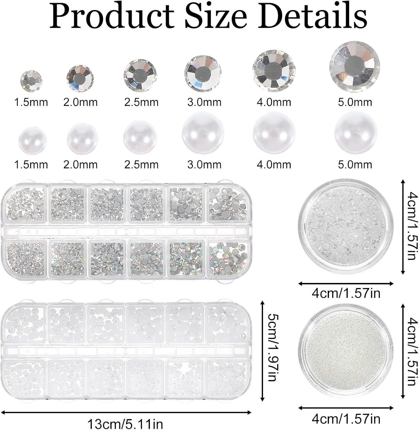 2 Schachteln Nagel Steine Mit Pinzette Und Stift Strasssteine Weiß Flatback Perlen Nägel Schmuck Nageldesign Zubehör Nail Charms Für Frauen Nagel Dekorationen Design
