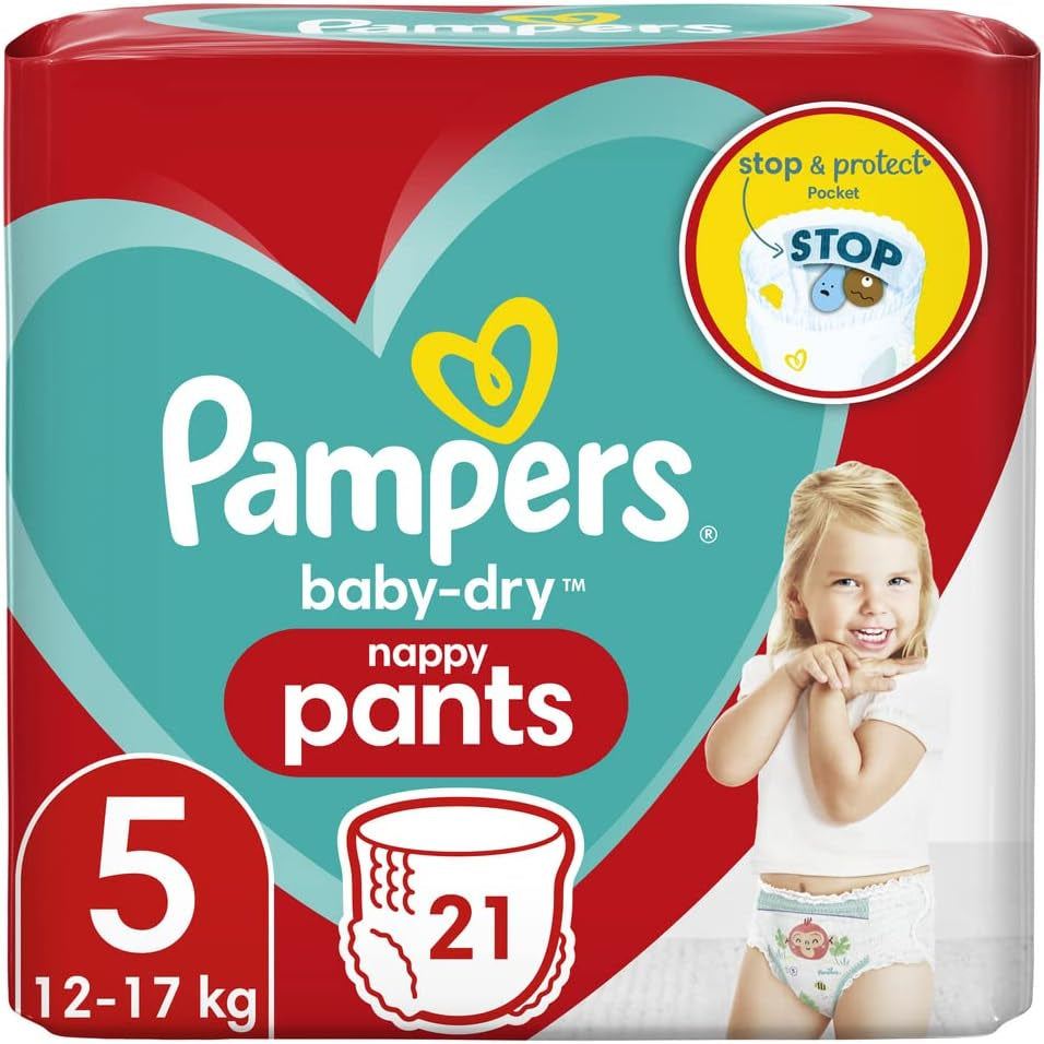 Bleer Pampers 81657566 Baby-Dry Bukser, hvide