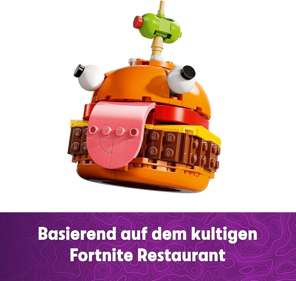 LEGO Fortnite Durrr Burger, byggesæt til videospil til spillere 9+, displaymodel, samlerfigur, gave til børn, teenagere og voksne, samlerobjekt 77070 Byggesæt Besuche den LEGO-Store