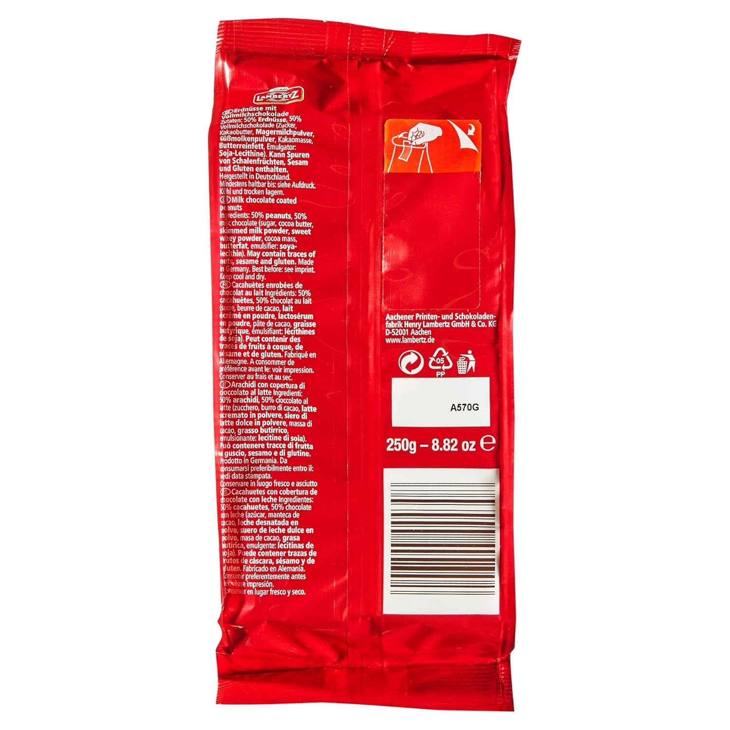 Peanut Mountains mælkechokolade (250 g)